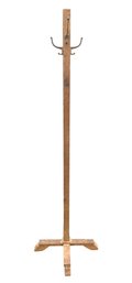Mission Arts & Crafts Style Oak Coat Rack - #BR
