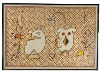 1989 Surrealist Color Lithograph - #A2