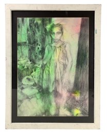 Abstract Figurative Portrait Lithograph - #S12-F