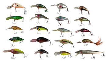 Vintage Crankbait Fishing Lures (Set Of 20) - #S9-4