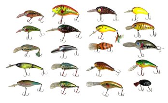 Vintage Crankbait Fishing Lures (Set Of 20) - #S23-4