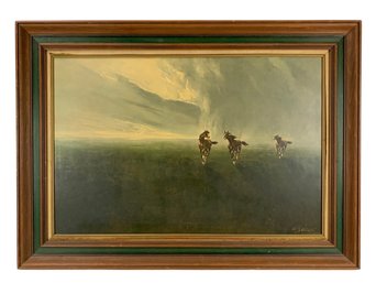 'Freedom Of The Plains' Framed Art Print By Mario Bordi - #SW-1