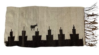 South American Hand Woven Wool Textile (2'X3') - #S23-1