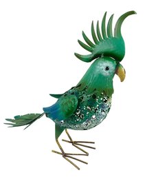 Metal Parrot Garden Statue (NEW WITH TAGS) - #S14-4