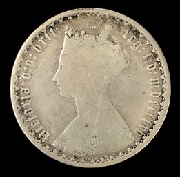 1860 Great Britain One Florin Silver Coin - #JC-B20