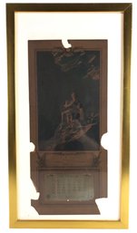 1928 Maxfield Parrish 'Contentment' Edison Mazda Lamps Litho Advertisement Calendar - #S19-F