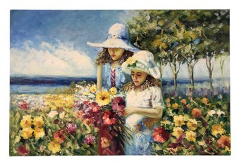 Impressionist Landscape Oil On Canvas Painting, Signed G. Bruce - #SW-8