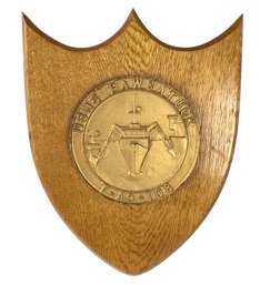 United States Naval Ship Pawcatuck T-AO-108 Wood & Brass Wall Plaque - #RBW-W