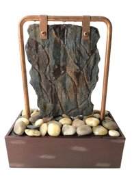 Stone & Copper Tabletop Water Fountain (WORKS) - #W1