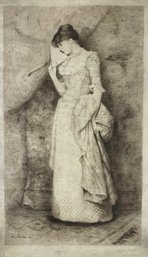 Hamilton Hamilton (American, 1847-1928) Signed Etching, Copyright 1884 C. Klackner - #SW-9