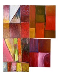 David Lester Blumer (Russian/Polish/American, 1935-2023) Signed Abstract Paintings - #S5-2