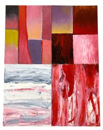 David Lester Blumer (Russian/Polish/American, 1935-2023) Signed Abstract Paintings - #S5-5