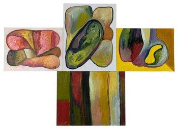 David Lester Blumer (Russian/Polish/American, 1935-2023) Signed Abstract Paintings  - #S12-5