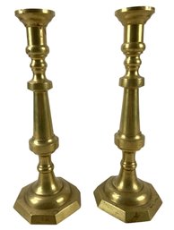 Solid Brass Candlesticks (Set Of 2) - #S9-5