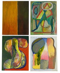 David Lester Blumer (Russian/Polish/American, 1935-2023) Abstract Oil Paintings - #S5-3