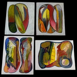 David Lester Blumer (Russian/Polish/American, 1935-2023) Signed Abstract Oil Paintings - #S6-2