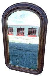 Antique Mahogany Arched Wall Mirror - #A10