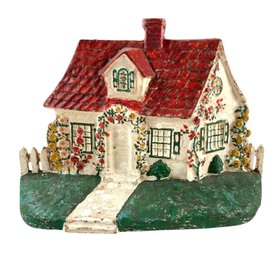 Vintage Cast Iron Cottage Doorstop - #FS-5