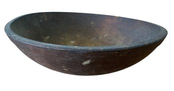 Primitive Wooden Dough Bowl - #S16-4