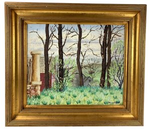 Joseph Pollet (American, 1897-1979) Signed Woodstock N.Y. Landscape Oil Painting - #BT