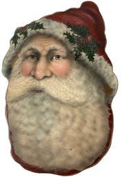 1995 Boardwalk Originals Bonnie Barrett & J. Buller Airbrushed Wood Santa Head - #S13-F