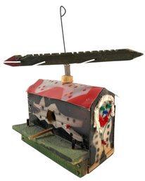 Ivan Laycock (American, 1924-1997) Outsider Folk Art Birdhouse, Signed - #S12-6