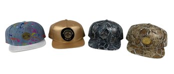 Capital Gains Denim & Embossed Trucker Hats With Adjustable Straps - #S9-2