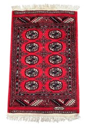 Bokhara Hand Woven Wool Area Rug (2'X3'7') - #S10-3