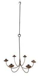 Wrought Iron 6-Arm Candle Chandelier - #S19-4