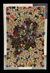 Abstract Paper Quilling Art  - #SW-10