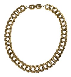Givenchy Double Curb Chain Link Collar Necklace - #S18-3