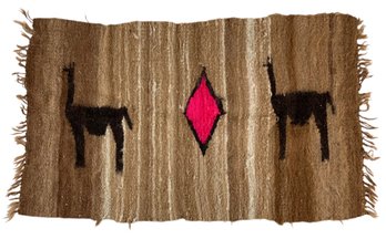 Persian Style Hand Woven Wool Gabbeh Rug (2' X 3') - #S14-3