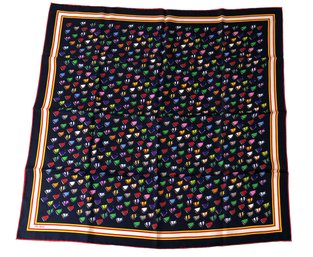 Eric Holch For Allyn Silk Sailboat Scarf - #FS-2