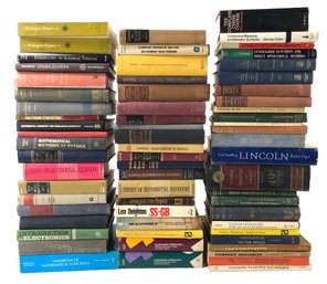 Large Collection Of Books: Chemistry, Differential Equations, Electricity, Physics & More - #BT-F