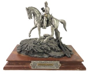 Chilmark Stonewall Jackson Civil War Fine Pewter Sculpture By Fran Barnum - #FS-7
