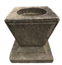 Art Deco Concrete Garden Urn - #LSOB