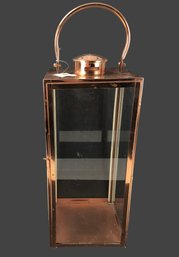 Copper & Glass Lantern By BIDK Home - #S13-F
