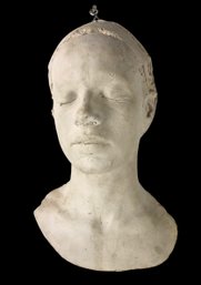20th Century Plaster Death Mask Of A Lady - #S1-1