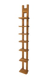 Wooden 7-Tier Wall Mount Spine Shelf - #S3-1