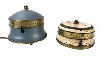 1930 Lux Mystery Rotary Tape Measure Clock - #S9-4