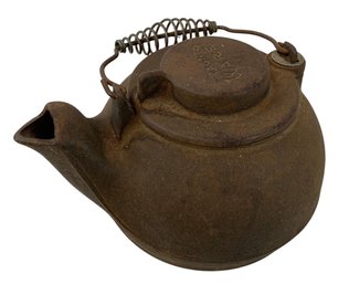 Vintage Wagner Ware Cast Iron Kettle - #S13-2