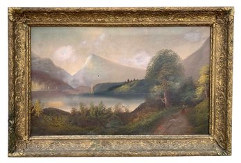 19th Century Hudson River School Oil On Canvas Painting - #SW-7