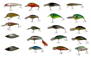 Vintage Crankbait Fishing Lures (Set Of 20) - #S16-4