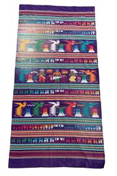 Guatemalan Hand Woven Wall Tapestry / Area Rug (3 X 6) - #S9-4