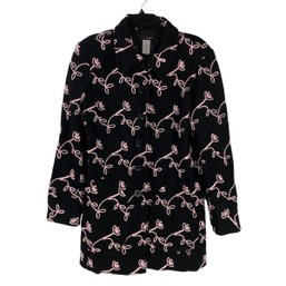 Focus By Shani Embroidered Wool Blend Jacket, Women's Size Large (NEW WITH TAGS) - #CR