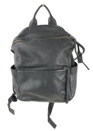 TUMI Black Leather Backpack - #S12-5