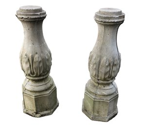 Concrete Bird Bath Pedestals (Set Of 2) - #BOB-2