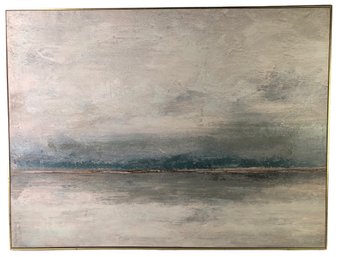 Framed Abstract Art Print On Canvas - #BR