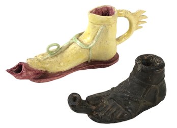 Classical Revival Sandaled Foot Oil Lamp Replicas - #FS-2