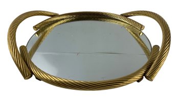 Dimart Italian Gold Plated Mirrored Serving Tray - #S4-3
